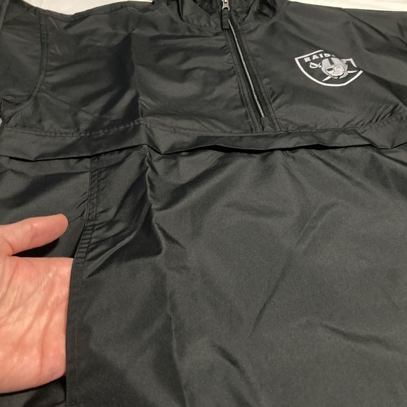 RAIDERS SECURITY JACKET LARGE LAS VEGAS ANGELES OAKLAND GAMEDAY EMPLOYEE UNIFORM - Picture 6 of 15